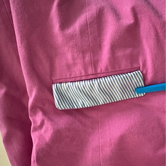 J.Crew 20 Pink Two-Button Preppy Office Siren Blazer Boardroom Chic Academia - Picture 5 of 8